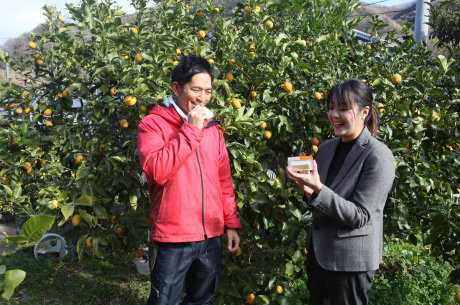 あめや商品開発室とShintaro Farmの竹内信太郎さん